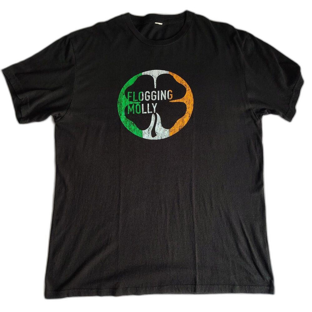 Flogging Molly T Shirt Mens Black Size Large